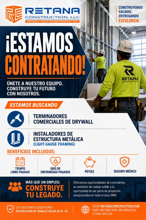 Retana_Construction_Hiring_ español_Jobs Hiring_ Construcción comercia Yeserol, Framer de metal (1)